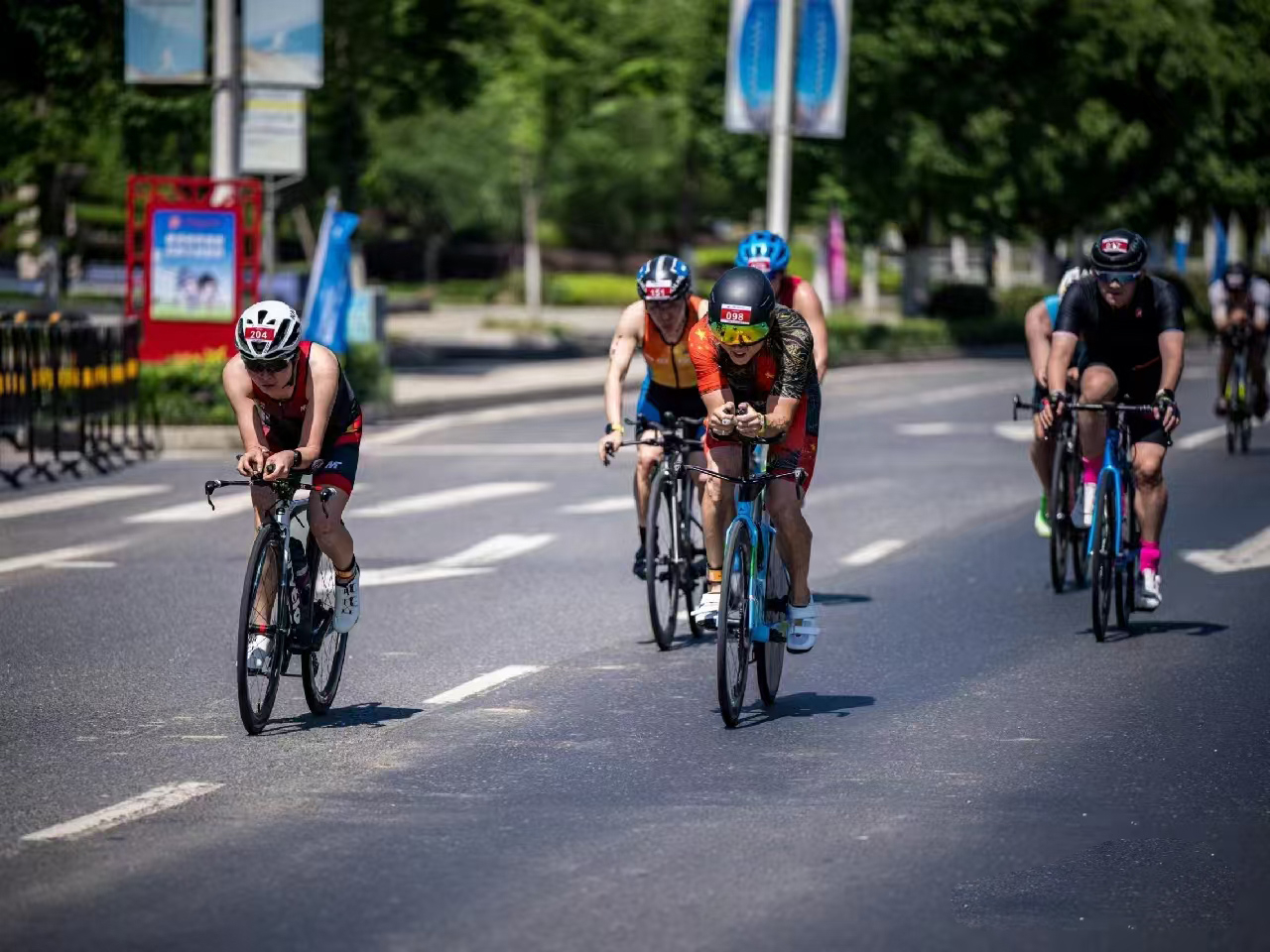 Neoprene applied in triathlon sporting